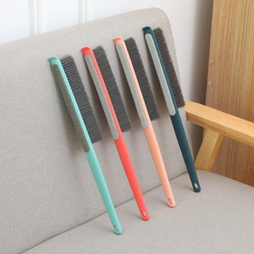 Portable Home Double-Sided Dust Removal Soft Bristles Electrostatic Brush Multifunctional Household Bed Cleaning Carpet Brush