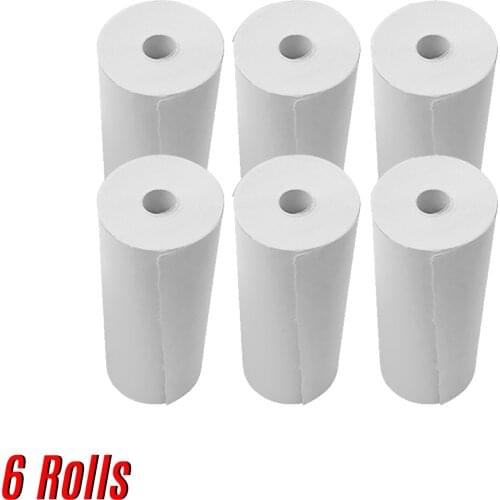 Thermal Paper Rolls 80x30mm Receipt Paper Cash Register Paper Rolls for Supermarket POS Receipt Printer, 6 Rolls