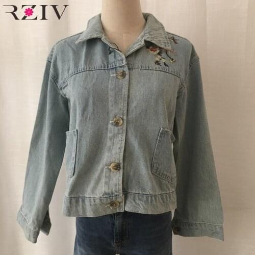 Женские джинсовые куртки RZIV China At AliExpress