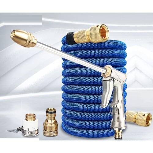 Garden Hose Nozzle Heavy Duty Metal Spray Gun Rotaing Water Adjustmen Nozzle High Pressure Sprayer for Watering Car Pets Shower