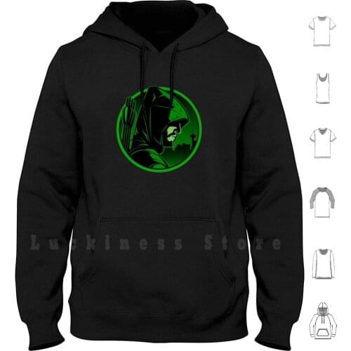 Arrow Hoodie Long Sleeve Arrow Green Arrow Green Season 4 Season 4 Red Arrow Queen Consolidated Verdant Comics You