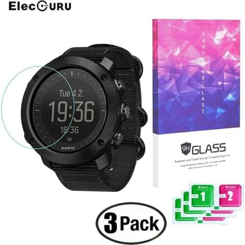 9H Hardness Tempered Glass Screen Protector For Suunto Traverse Alpha Watch Ultra Clear Screen Explosion-proof Anti Scratch Film