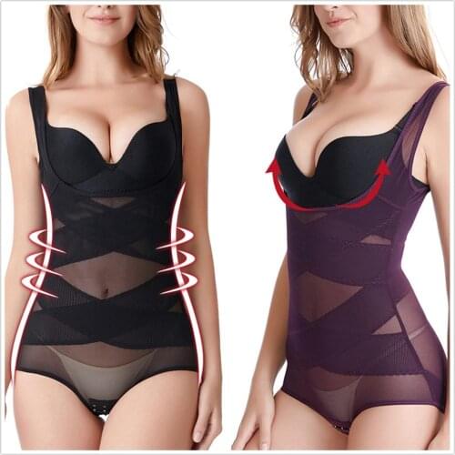Women Body Shaper Corset Cincher Control Slimming Underwear Waist Trainer Recover Bodysuits Shapewear