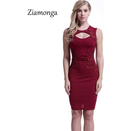 Ziamonga 2018 Spring Summer Women Sexy Sleeveless Lace Dress Ruffles Peplum Bodycon Dress Sexy Office Party Dresses Clubwear