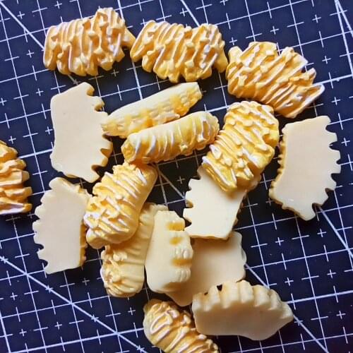 1pcs/lot resin flatback ice bread 23mm Jewelry Mobile Phone Hairpin Headwear DIY Accessories