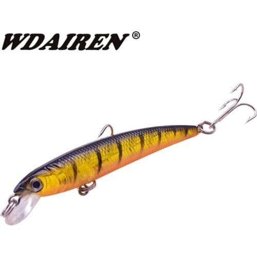 1Pcs Minnows Fishing Lure 75mm 5.5g Artificial Hard baits 3D Fish Eye Fake Bait High Simulation Swimbait wobblers Crankbait