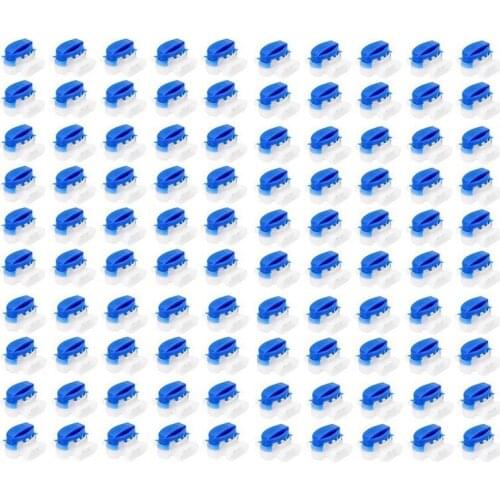 100 Pack Cable Connector Waterproof Connector Crimps For Outdoor Garden