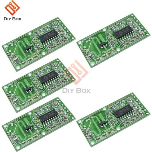 5PCS/Lot RCWL-0516 Microwave Radar Sensor Human Body Induction Switch Module Penetrating Detection Capability 3.3V