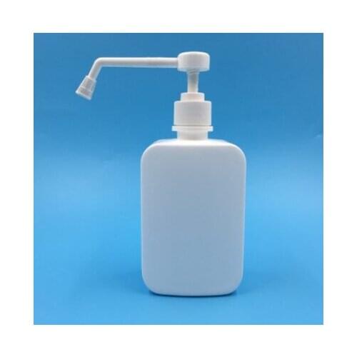 500mL Hand Sanitizer Bottle Empty Square Bottle Soap Bottle Refillable Hand Soap Dispenser for Bathroom Kitchen Office