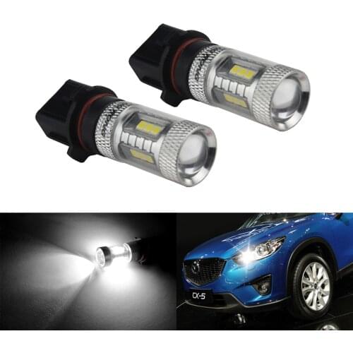 ANGRONG 2x P13W Bulb 15W LED Fog Daytime Running Light For Skoda Yeti 5L 508 For Audi A4 B8(CA219x2)