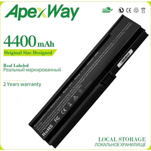 Apexway 11.1v 4400mAh Battery for Acer Aspire 3000 3030 3050 3200 5500 3220 5580 4UR18650F-2-QC218 BATEFL50L6C40 BATEFL50L6C48