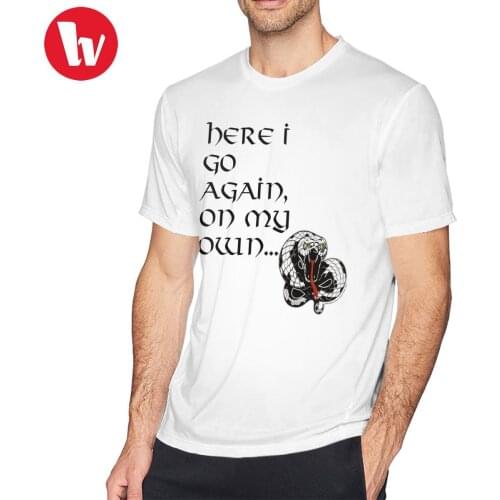 Whitesnake T Shirt Whitesnake Here I Go Again T-Shirt Funny Short-Sleeve Tee Shirt Printed Casual Men Tshirt