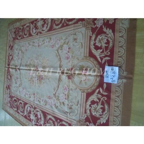 Free shipping 8.2'X1.48' (250x350cm) French Aubusson rug hand woven rugs high level