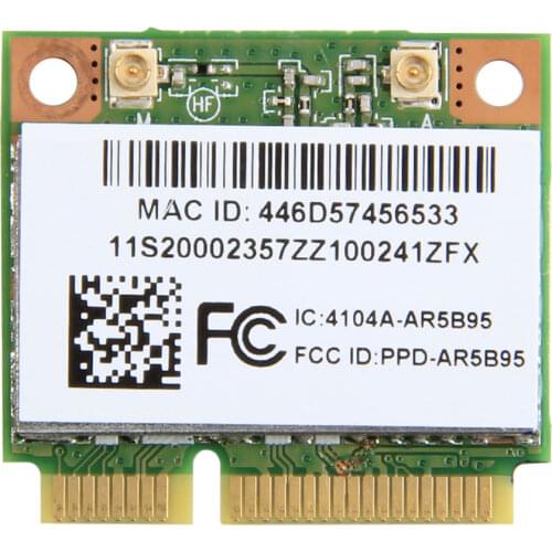 Wireless Adapter Card for Atheors AR9285 AR5B95 Wireless WiFi Card IBM lenovo E46 Y560 V360 Z470 Y460 G460 G470