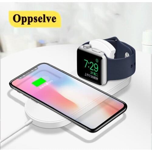 2 in 1 Wireless Charger For iPhone 12 11 Pro Max Huawei for Apple Watch 5 4 3 2 1 Fast Charging Pad for iWatch Samsung Note Plus