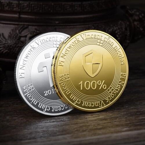 Digital Virtual Coin Embossed Commemorative Medal Pi Virtual Coin Commemorative Coin Collectibles Home Decoration Challenge Coin
