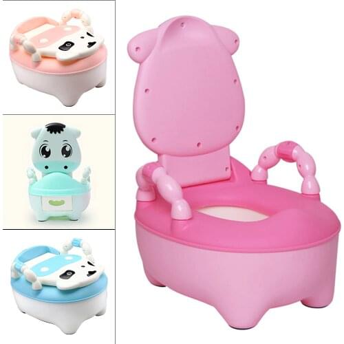 Baby Toilet Potties Children Potty Safe Seat With Armrests For Girl Boy Trainers Comfortable Toilet Large Size Ring Infant Potty