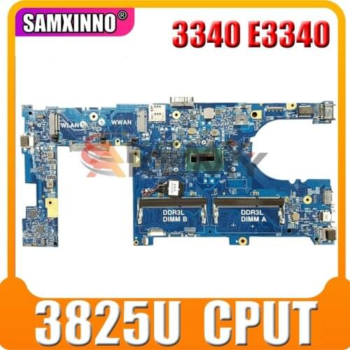 For DELL Latitude 3350 L3350 Pentium 3825U Laptop Motherboard CN-0GPFN8 0GPFN8 15203-1 Notebook Mainboard SR24B DDR3 TEST