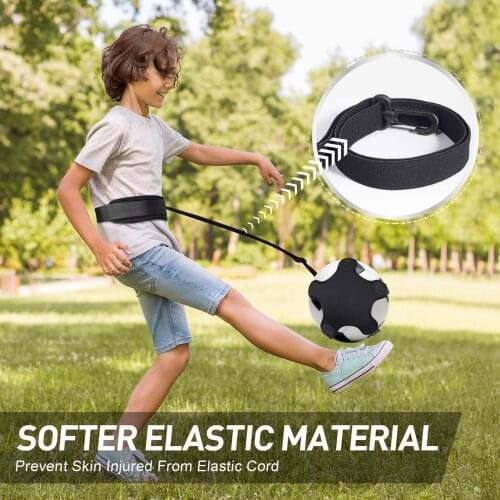 Soccer Trainer Football Kick Throw Solo Practice Training Aid Control Skills Adjustable Equipment Ball Bags Party Birthday Gift