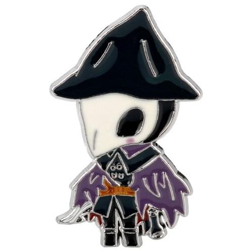 Game Bloodborne Cartoon Brooches Eileen The Crow Enamel Pin Hunters Figure Shirt Coat Brooches Pins Women Men Jewelry-40