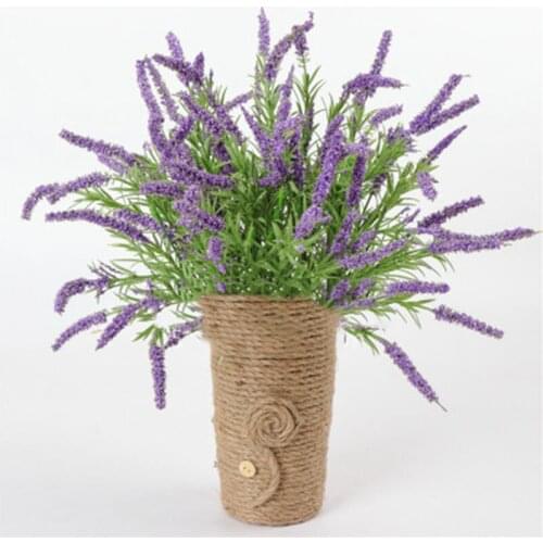1 Piece Simulation Beautiful Long Branches Of Lavender Wedding Decoration Home Decoration Fresh Wind Green Plant
