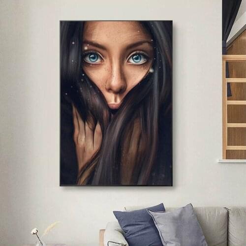Classic Wall Art Sexy Girl Canvas Painting Print Poster For Living Room Bedroom Animate Character Modern Home Decoration