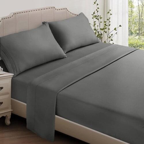 Luffield Super Soft Bed Sheet Set - Luxury Brushed Microfiber 1800TC - Breathable, Hypoallergenic - Fade and Stain Resistant