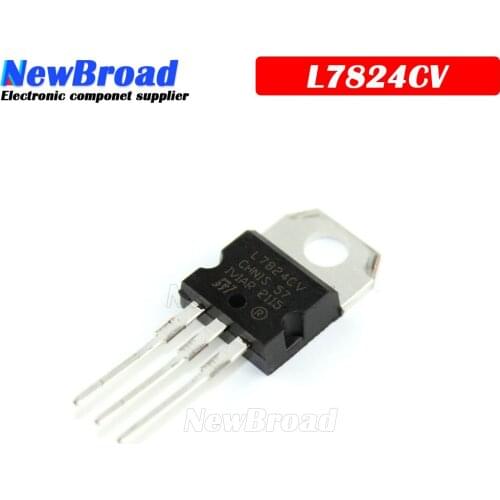 10PCS L7824CV TO220 L7824 TO-220 7824 LM7824 MC7824 new and original IC