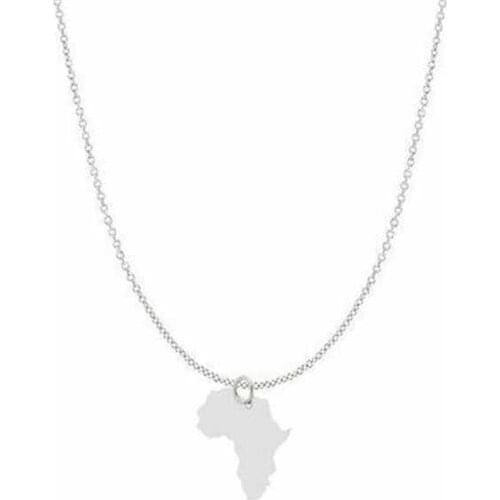 Map Twist temperament Woam Fashion Pendant Smooth gift Necklace