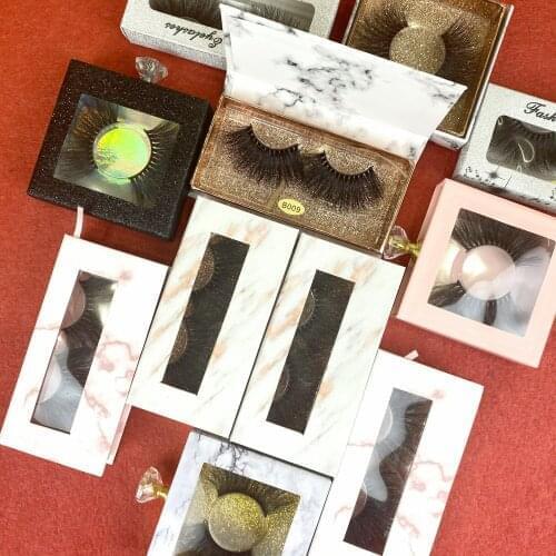 Wholesale Private Label Mink Eyelashes 25mm Mink Eyelashes custom lashbox packaging eyelash vendor