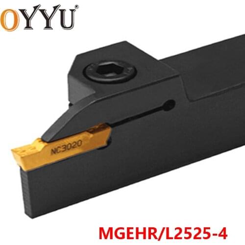 OYYU MGEHR2525-4 Turning Tool Holder MGEHR 2525 CNC Carbide Insert Arbor MGEHL2525-4 Cutting Lathe Cutter use MGMN400