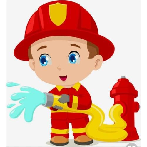 Fireman boy Transparent Silicone Clear Rubber Stamp Sheet Cling Scrapbooking DIY Cute Pattern Photo Album PaperCard Decor Stamp
