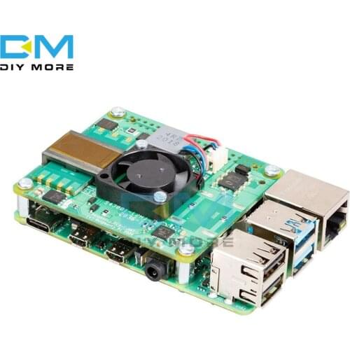 Raspberry Pi PoE+ HAT for Raspberry Pi 4B/3B+ 802.3af/at-compliant DC 5V 4A