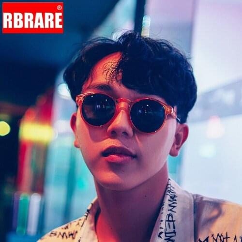 RBRARE Round Thick Border Sunglasses Women/Men Classic Leopard Outdoor Oculos De Sol Gafas Luxurious Brand Driving Sun Glasses