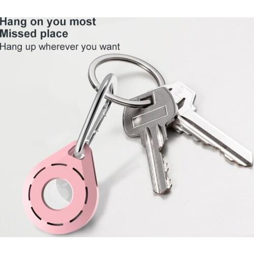 Anti-lost Silicone Cae Protector Shell For Apple Airtags Bluetooth-compatible Wireless Tracker Wearable Accessories Devices