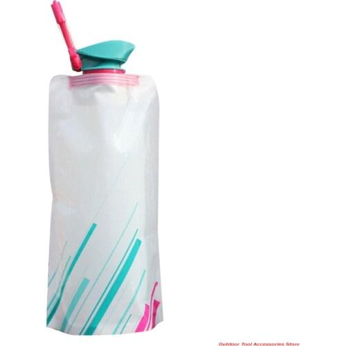 Foldable drinking water bottle, outdoor sports bottle