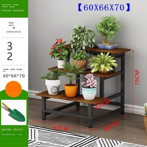 Huerto Urbano Madera Varanda For Indoor Ladder Estanteria Para Plantas Plant Rack Balcony Shelf Outdoor Dekoration Flower Stand