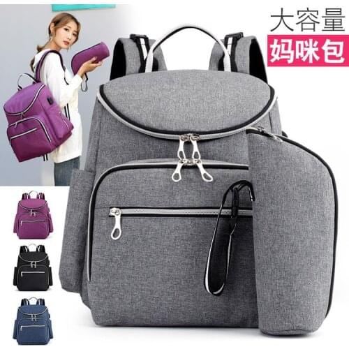 Mummy Diaper Bag Backpack Zipper Large Capacity Multifunction Waterproof Travel Backpack mummy Nursing Bag Backpack Baby Care