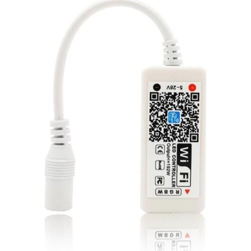 WIFI LED Controller DC 5V-28V Mobile app smart With Android IOS APP Controller Dimming controller