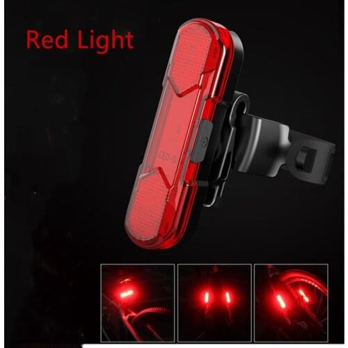 Bike Lights Bicycle Lights Rechargeable Waterproof LED Warning Lamp Night Flashlight Cycling Bike Rear Lamp Bicycle Accessories