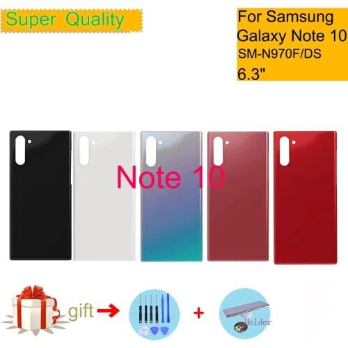 For Samsung Galaxy Note 10 N970 SM-N970F Housing Battery Cover Back Cover Case Rear Door Chassis Shell Replacement
