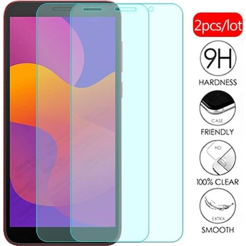 On honor 9s glass 2pcs protective glass For huawei honor 9s honer xonor 9 s s9 honor9s 5.45" dua-lx9 screen protector armor Film