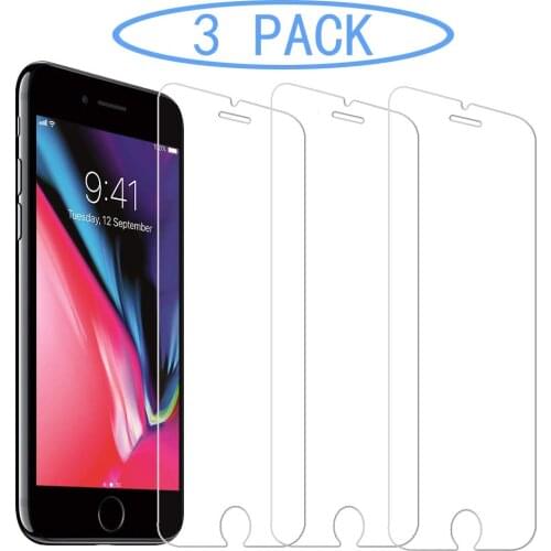 For iPhone 8 Plus 7 6 6S X XS Max XR 11 Pro 12 Mini 5S SE 2020 5 Screen Protector Tempered Glass Protection Film Screenprotector
