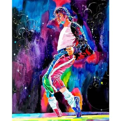 5D DIY Michael Jackson MJ Diamond Painting Full Square Cross Stitch Diamond Embroidery Mosaic Picture Of Rhinestone