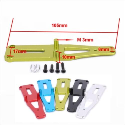 Machined Alloy 1PC Front Shock Tower Damper For Rc Hobby Model Car 1/12 Wltoys 12428 12423 0008 Upgraded Parts RCAWD Shock Tower