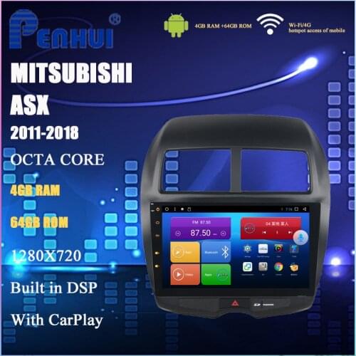 Car DVD for Mitsubishi ASX (2011-2018)Car Radio Multimedia Video Player Navigation GPS Android 10.0 double din