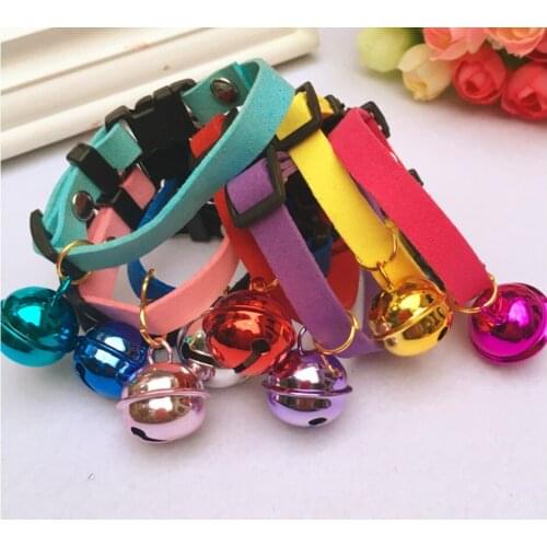 Velvet rope cat dog big bell collar pet cat dog rabbit rabbit collar cat dog accessories beauty products