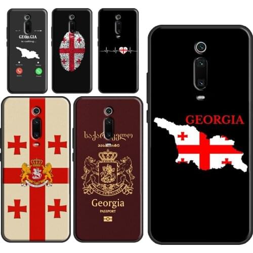 Georgia Flag Case For POCO X3 Pro M3 F1 F2 F3 Cover For Xiaomi Mi 11 Ultra Note 10 Lite Mi 9T 10T Pro