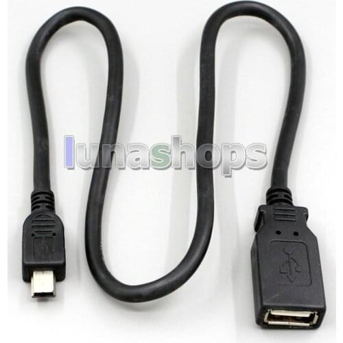 LN006441 1000pcs 50cm Mini USB Male To USB Female Extendtion Cable High Quality Version (Free Ship To China WareHouse Only)