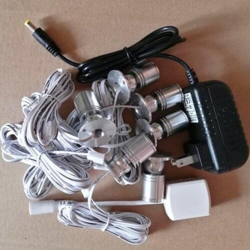 Silvery/Black/Golden/White shell Mini LED Downlights 1.5w 100V-240V embedded Jewelry Display Ceiling Recessed Cabinet Spot Lamp